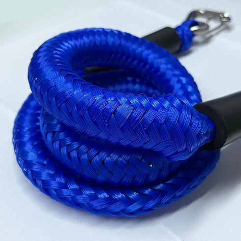 4FT 2-Pack 316 Boat Bungee Dock Line Marine Rope for Docking with Stainless Steel Clip Boat Accessory for Jet Ski