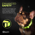 BLAZIN 'Color Me Happy!' Reflective Dog Collar - Adjustable Soft Neoprene Padded Collar in 4 Colors for Daily Use