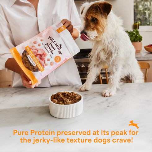 2lb Full Moon Pure Protein Air Dried Dog Food Ranch Raised Beef Recipe