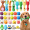 30 Pcs Squeaky Dog Toys | Latex Puppy Toy for Interactive Play | Soft Chew Toy for Small Medium Large Pets