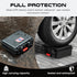 TSA Approved Gun Case, Hard Shell Waterproof & Foam Shock Proof, 11”*9.4”*4.5” Travel Case for 9mm Pistol