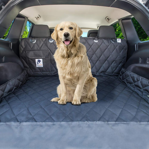 WE LOVE ANIMALS SUV cargo liner for dogs, Dog Car Seat Cover For Back Seat, Nonslip trunk mat, Waterproof Car Seat