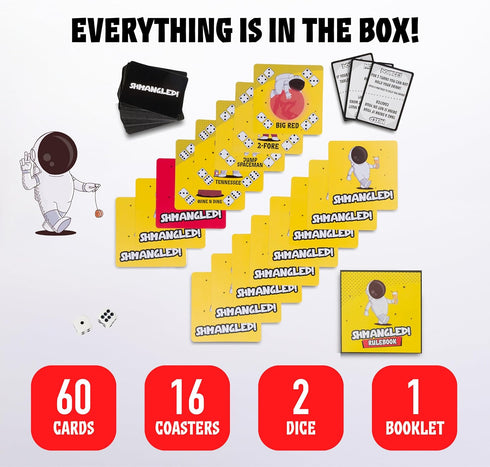 SHMANGLED 3-10 Drinking Game for Adults | Hilarious & Easy to Play Fun Adult Pregame | The Drinking Game That Will Get