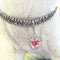 Rhinestone Pet Collar, Sparkling 3 Rows Crystal Diamond Dog Collars, Adjustable Wedding Collar, Puppy Girl Bling