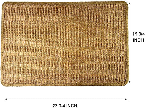 PPHAO - Cat Scratcher for Large Cats - Scratching Pads for Indoor Cats - Stop Cat Scratching Furniture - Sisal Cat Scratcher Mat