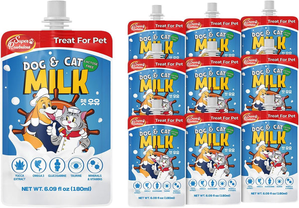 SuperPaw Pet Milk Lactose-Free Dog & Cat Milk for All Breeds and