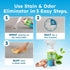 BugMD Enzyme Cleaner for Dog & Cat Urine | Pet Stain and Odor Remover for Carpet & Home | Unscented Urine Destroyer