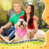 120 Packs Reginary Dog Bandanas Bulk Dog Paw Scarf Adjustable Holiday Pet Scarf Washable Scarves Triangle Drool Bibs