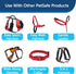 PetSafe Nylon Dog Leash, Red 3/4" x 6' - Strong, Durable, Traditional Style with Easy to Use Bolt Snap