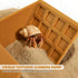 2 Hermit Crab Hideout Cave with Food Dishes & Aquarium Plants Underground Habitat Shelter for Terrarium or Tank Corner