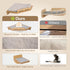 45LBS 3 Cat Wall Shelves with Non-Slips Steps, Space-Saving Mounted Cats Walls Furniture & Shelf with Washable Cushion
