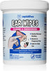 Squishface Dog Ear Relief Wipes – Non-Allergenic Formula Cleans & Deodorizes, Helps Prevent Ear Itch & Odor