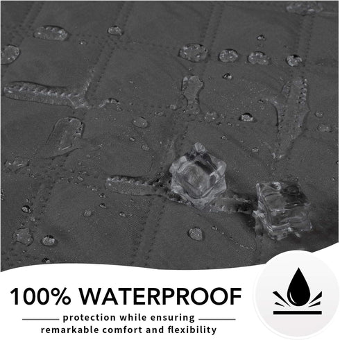Easy-Going 100% Waterproof Dog Bed Cover, Non-Slip Washable Reusable Incontinence Bed Underpads for Pets, 68X82 in