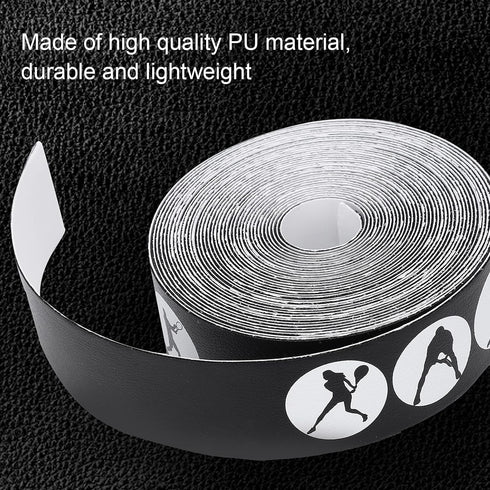 Tennis Racket Head AntiScratch Tape - PU Protective Sticker for Racket Head Frame Guard