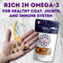 HOLI Freeze Dried Salmon Dog Treats, with Omega 3 and 6 Fish Oil, All Natural, Human Grade, Grain Free