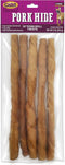 Cadet Gourmet Pork Hide Rolls, 10 in, 5 Count Dog Treats
