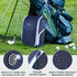YOREPEK Golf Shoe Bag, 3 Pockets for Socks, Gloves, Tees, Balls, Brush, Zippered Sport Carrier with Ventilation