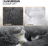 MoNiBloom 24"x24"x10.5" Dog Beds for Small Dogs, Machine-Washable Long Plush Cozy Soft Bed for Dogs and Cats