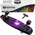 Skatro Mini Cruiser Skateboard - 22x6 Inch Retro Style Plastic Board Comes Complete for Kids and Beginners.