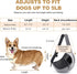 FDJASGY Pet Sling Carrier for Small Dogs Cats,Breathable Mesh Travelling Hand Free Puppy Backpack with Pouch and Adjustable Strap Carrier