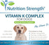 Vitamin K for Dogs - Vitamins K1 & K2 + Vitamin D3 for Strong Bones, Healthy Heart, Immune Support, 120 Chewable Tablets