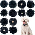 PET SHOW 12pcs Dog Collar Bows and Flowers - Embellishment Decor for Small Medium Dogs, Grooming Accessories