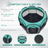 Goozii Pet Cat Playpen for Indoor Cats Enclosed, Puppy Dog Play Pen for Outdoor Travel Camping (Medium Size, Green