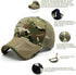 Loneshark Mens Camo Mesh Baseball Hat, American Flag USA Eagle Tactical Operator Cap