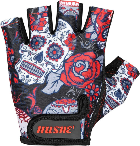 Hushe' Weight Lifting Gloves Workout Gloves Gym Gloves Cycling Gloves for Women for Gym Fitness Cycling Gloves