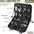 WYNEX Tactical Folding Admin Pouch, Molle Tool Bag of Laser-Cut Design, Utility Organizer EDC Medical Bag Modular Pouches Tactical Attachment Waist Pouch Include U.S Patch