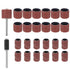 Trinkrittey 26 Pack Pet Nail Grinder Replacement Kit Sanding Drum Set with Grit