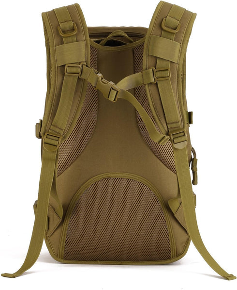 Backpack 40L Daypack 3 Pack YNFT Tactical MOLLE for Men Women, Large Military Day Assault Bug Out Bag for Work Gym