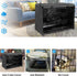 Small Dog Cage Cover 24 Inch - Puppy Crate Covers for Wire Cage with 1 2 3 Doors, Indoor Waterproof Black 600D Oxford