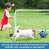 Dog Ropes Toys Soccer Ball with Straps, Interactive Tug of War Toy, Durable Dog Balls for Small & Medium Dogs - Blue &