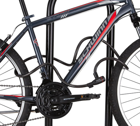Schwinn 6 Feet x 15 mm Bike Cable Lock with Lighted Key, Security Level 3