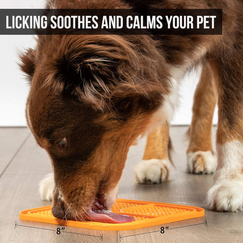 Hyper Pet IQ Treat Lick Mat for Dogs, Dog Slow Feeder & Cat Lick Mats, Perfect Dog Licking Mat