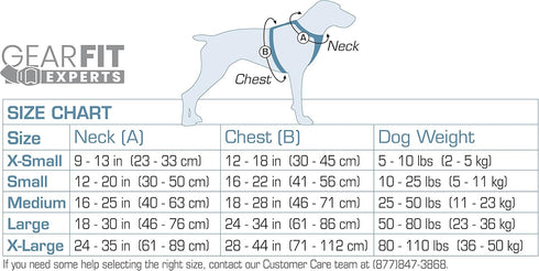Kurgo Journey Air Dog Harness, Reflective Vest for Hiking, Running & Walking, Padded with Control Handle, Coral, Large