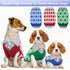 Kuoser Plaid Dog Sweater, Warm Patchwork Design Knitwear for Small Medium Dogs (XS, Red)