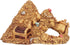 Aquarium Decoration Cave, Gold Mountain Simulation Resin Hideouts for Freshwater and Saltwater, 4.3 x 4.7 x 5.9 inch