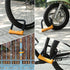 ICOCOPRO Anti Theft Heavy Duty Bicycle U Lock with 3 Keys, 18.76mm, Black, 5.32 in Width Inside