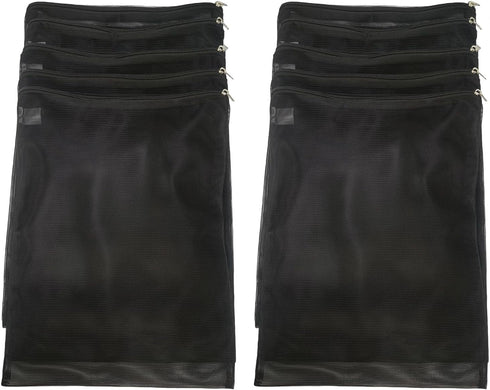 10 Pieces Extra Large Filter Media Bags, Reusable Fish Tank Media Mesh Filters for Activated Carbon, Ceramic Rings