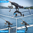PLUSINNO Fishing Rod Holders for Boat - Upgraded Fishing Rod Holder with Enlarge Clamp, Dual-V Design