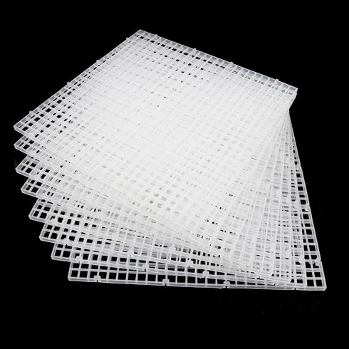 Aquarium Fish Tank Bottom Isolation 8 Pcs, Plastic Egg Crate Grid Divider