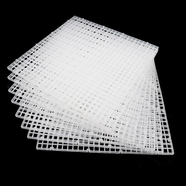 Aquarium Fish Tank Bottom Isolation 8 Pcs, Plastic Egg Crate Grid Divider