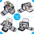 Airline Approved Soft-Sided Pet Carrier, Expandable with 4 Doors, Removable Pads, 3 Pockets for Small Dogs and Cats