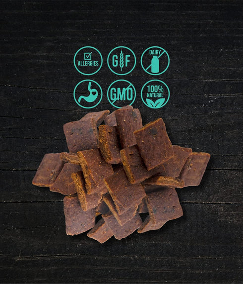 Wholesome Pride Functional Calming Support Turkey Recipe Jerky Bites, Calming Dog Treats, 8 oz