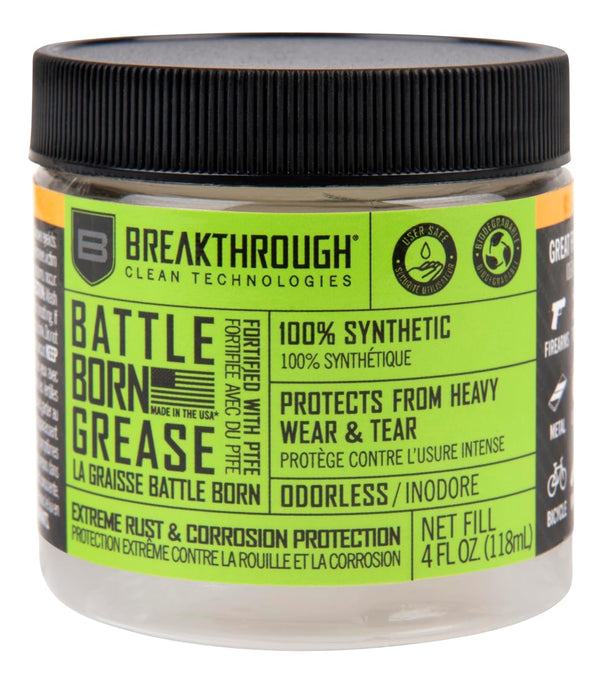 Breakthrough Clean Battle Born Gun Grease - Gun Lubricant Fortified with PTFE