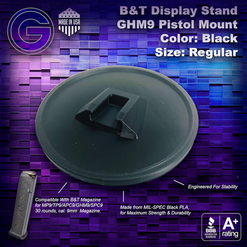 GHM9 GL9 27rd Gun Stand, Pistol Stand, Rifle Stand, Magazine Stand, Handgun Stand, Gun Safe Organizer, Mag Holder
