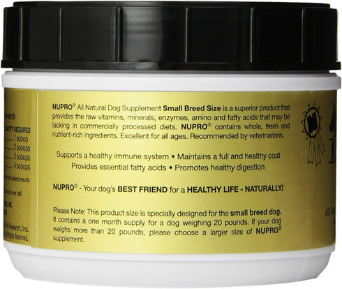Nupro All Natural Dog Supplement, 1 lb