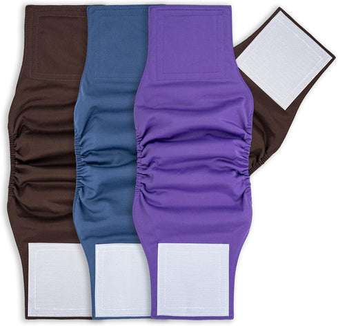 MICOOYO Male Dog Belly Bands Washable, Reusable Dog Diapers Male, Doggy Diapers